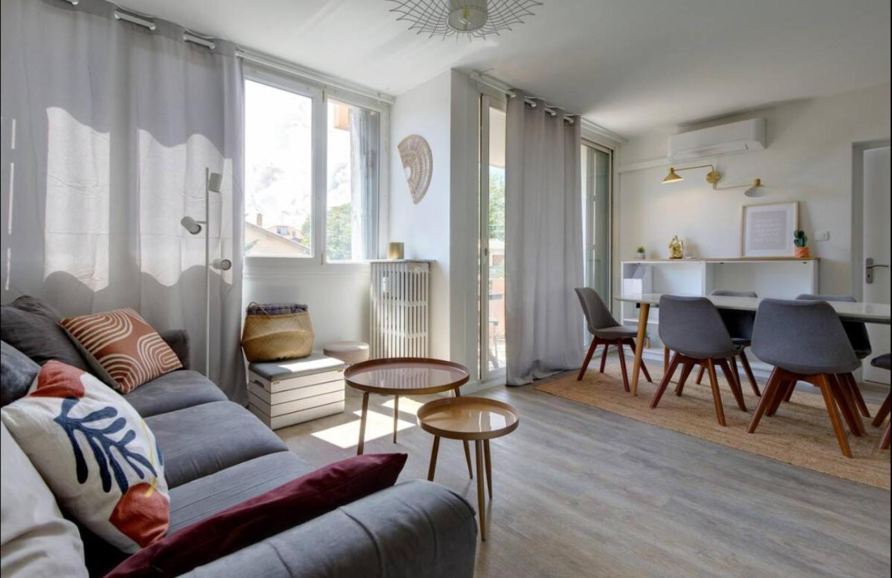 Le Smile - 3 Bedrooms - 8Pers - Parking - Centre Gare Montpellier Exterior foto